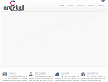 Tablet Screenshot of crystaltradingllc.com